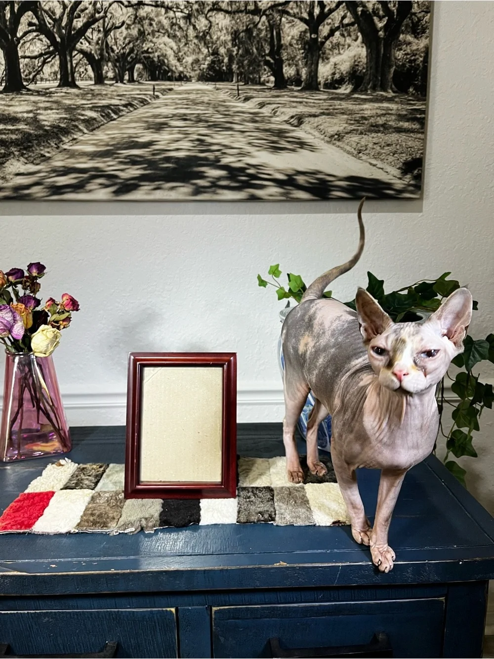 Wooden Photo Frame, made in Thailand free with Purchase
